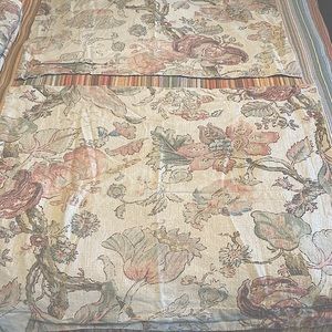 Pottery Barn duvet with shams